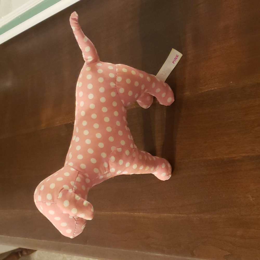 Victoria Secrets Collectors pink stuffed dog